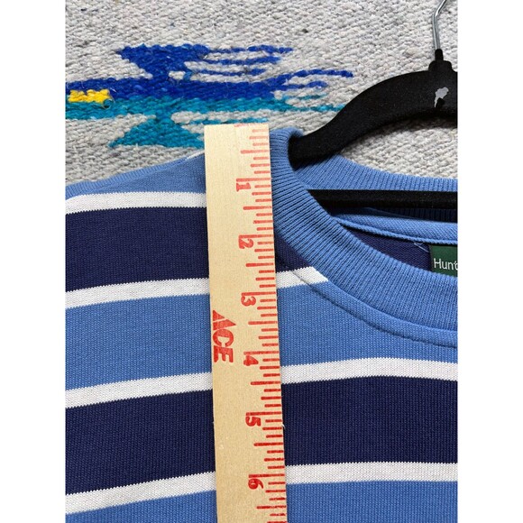Vintage 90s Hunt Club striped long sleeve shirt NOS Medium - Picture 8 of 10